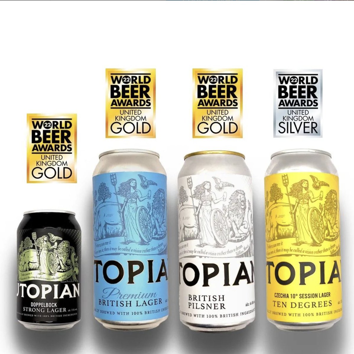 We were delighted to hear that <a href="/TeamUtopian/">UtopianBrewing @teamutopian.bsky.social</a> took home an incredible 3 gold medals and 1 silver at the <a href="/worldbeerawards/">WorldBeerAwards</a> recently.🥇🥇🥇🥈

We're delighted to supply this talented lot with our yeast. Congratulations and well done!🎉🙌

📸: <a href="/TeamUtopian/">UtopianBrewing @teamutopian.bsky.social</a>