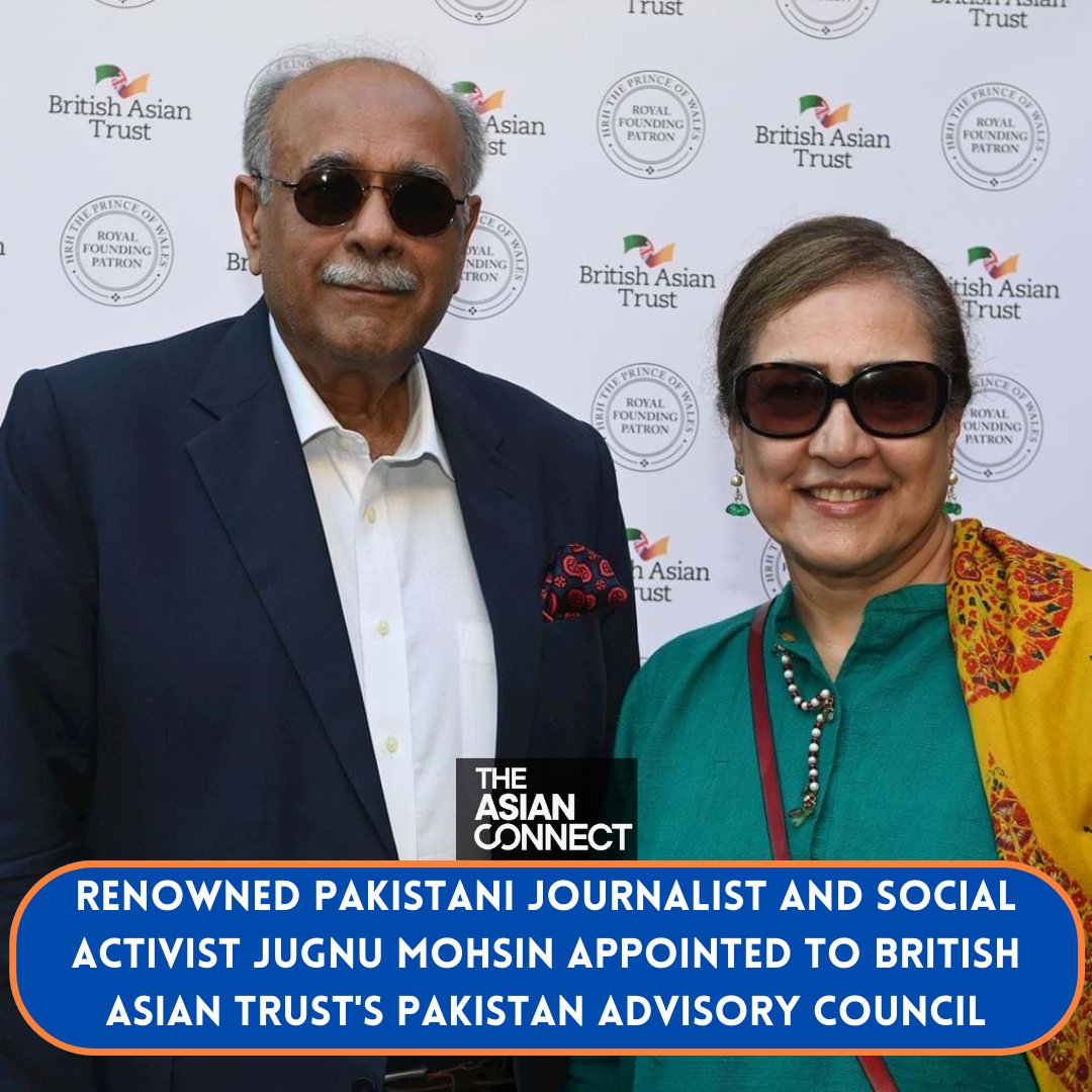 The @britishasiantst has announced the appointment of Jugnu Mohsin to its Pakistan Advisory Council. 

Read more at: theasianconnect.com/renowned-pakis…

#britishasiantrust #pakistan #journalist #jugnumohsin #news