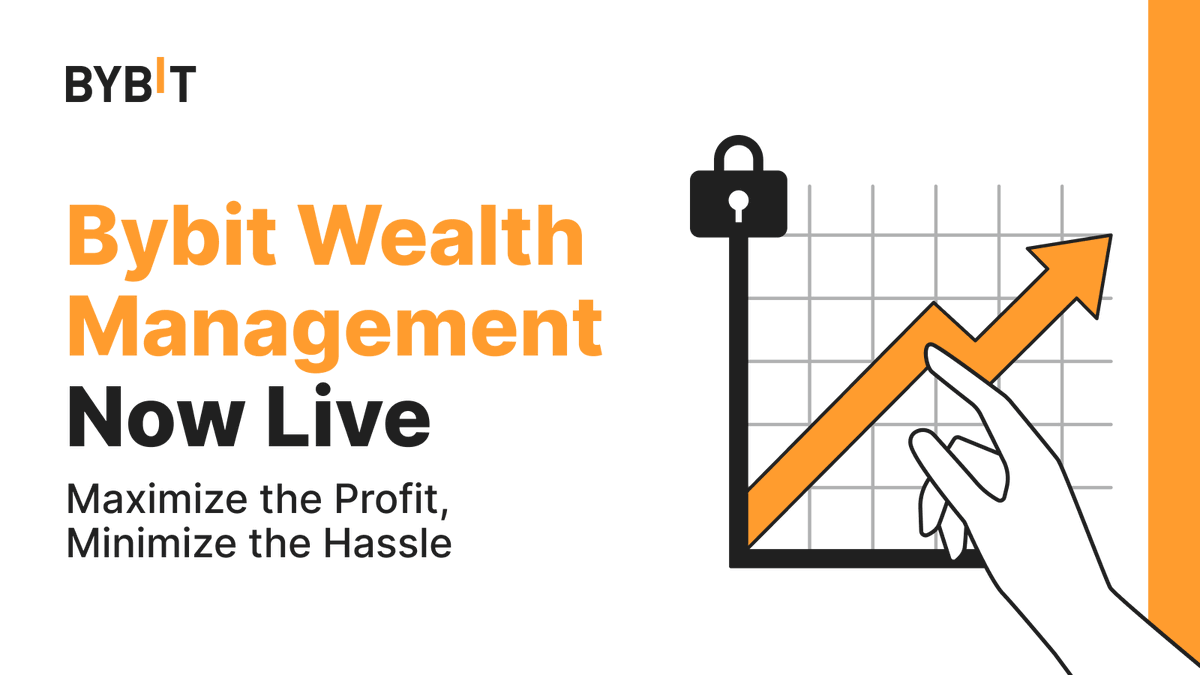 📣 Introducing #Bybit Wealth Management: Grow Your Assets Hands-Free in All  Market Conditions! This is our latest innovation which enables YOU to manage,  plan and invest in the #crypto market with no