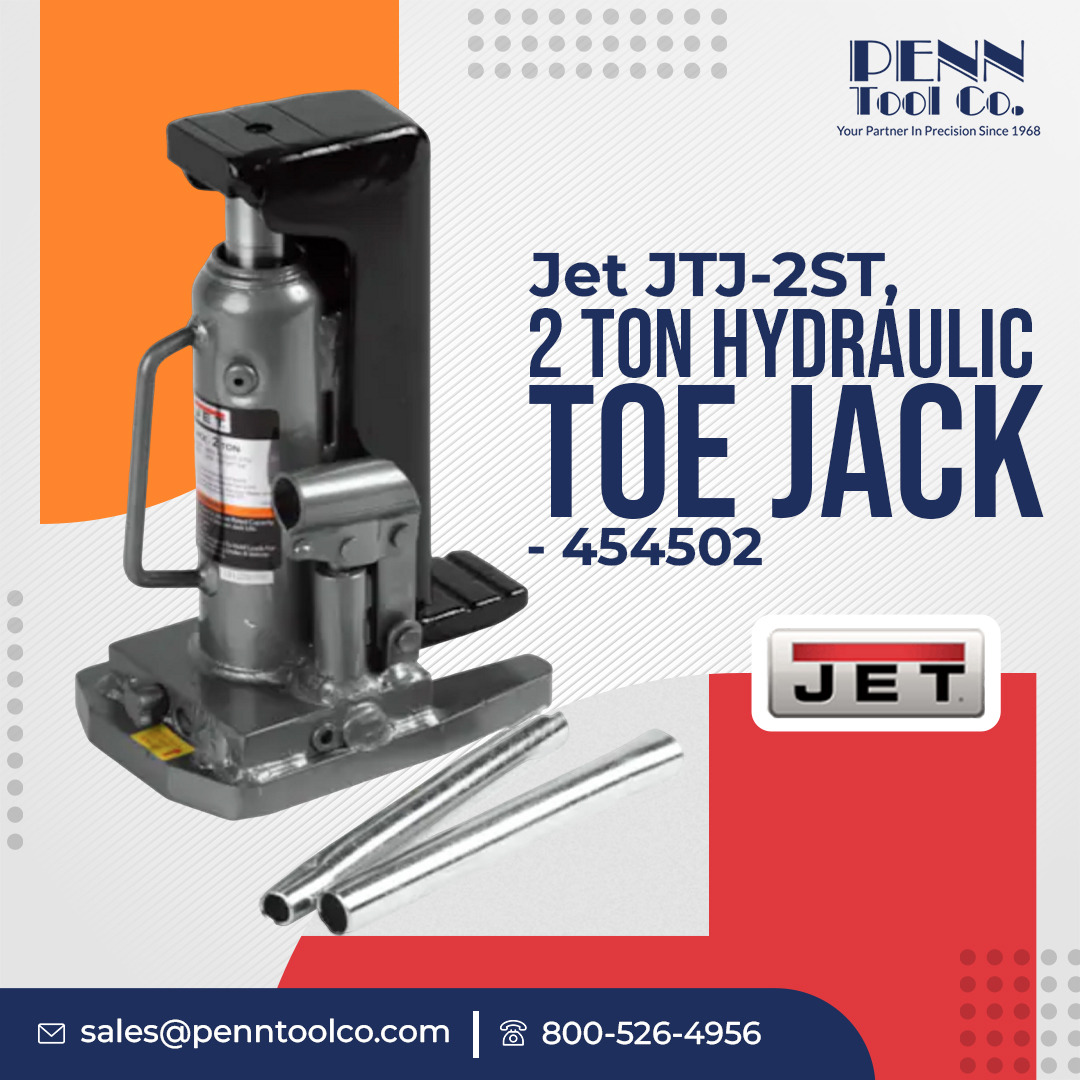 penntoolco's tweet image. Lifting Made Easy! 💪 Elevate heavy loads effortlessly with the Jet JTJ-2ST Hydraulic Toe Jack. Whether it&apos;s in the workshop or on-site, this 2-ton powerhouse gets the job done.
.
#HydraulicToeJack #HeavyLifting #JetTools #EfficiencyAtWork #penntoolco