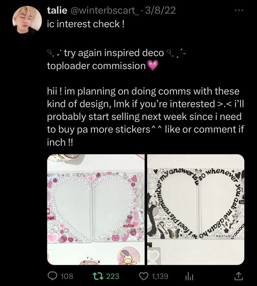 bring me back to this era😪 missing talie the “try again deco comms” hours