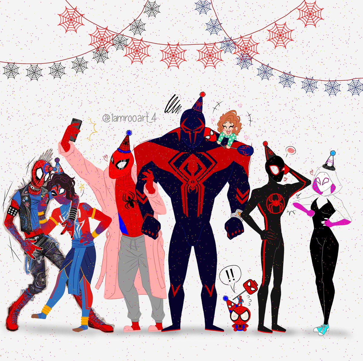 My plan was to post this on August 1st for Spider-Man Day, I ran into some issues and just finished, so let's assume today is August 1st. 
#AcrossTheSpiderVerse #SpiderManDay #SpuderDay #spiderdads