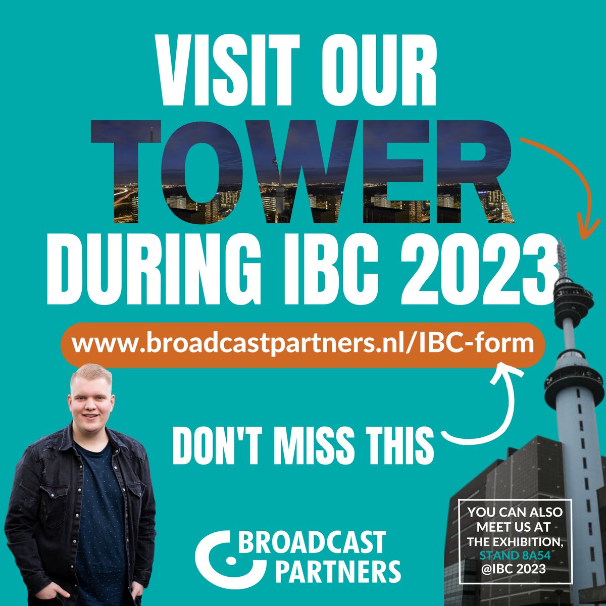 𝐃𝐨𝐧'𝐭 𝐦𝐢𝐬𝐬 𝐭𝐡𝐢𝐬! 🥁Do you want to talk about radio-innovations with a view? 𝐘𝐨𝐮 𝐜𝐚𝐧 𝐨𝐧𝐥𝐲 𝐫𝐞𝐠𝐢𝐬𝐭𝐞𝐫 𝐨𝐧𝐞 𝐩𝐞𝐫𝐬𝐨𝐧 𝐚𝐭 𝐚 𝐭𝐢𝐦𝐞 𝐯𝐢𝐚 𝐭𝐡𝐞 𝐥𝐢𝐧𝐤: broadcastpartners.nl/IBC-form (limited spots) #IBC #IBC2023 #Radio