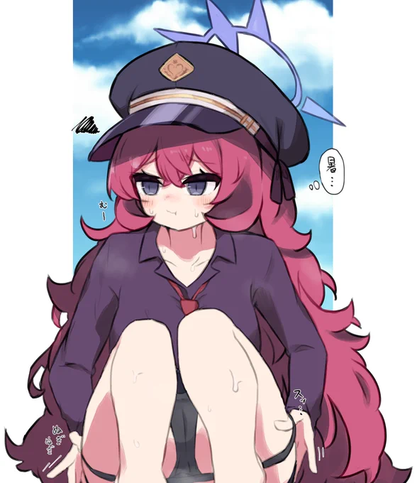 ムレムレぬぎぬぎイロハ……#ブルアカ 