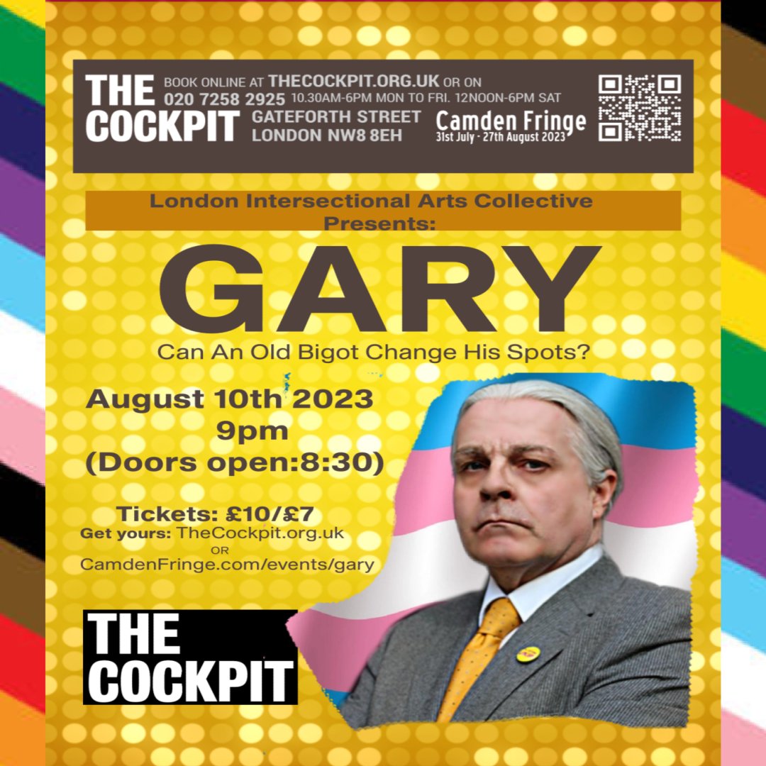 Rebeckaht's tweet photo. Thursday @9pm Use code: dramaqueers for £6 tickets Cockpit Theatre - Gateforth Street, NW8 8EH (Box Office: 020 7258 2925) https://t.co/7ImKiHEjiw

#lgbt #queer  #fringefestival #theatre #nonbinary #rcssdalumni #queerart #queertheatre #london #londontheatre #lgbttheatre #trans https://t.co/R9srIVf6Ld