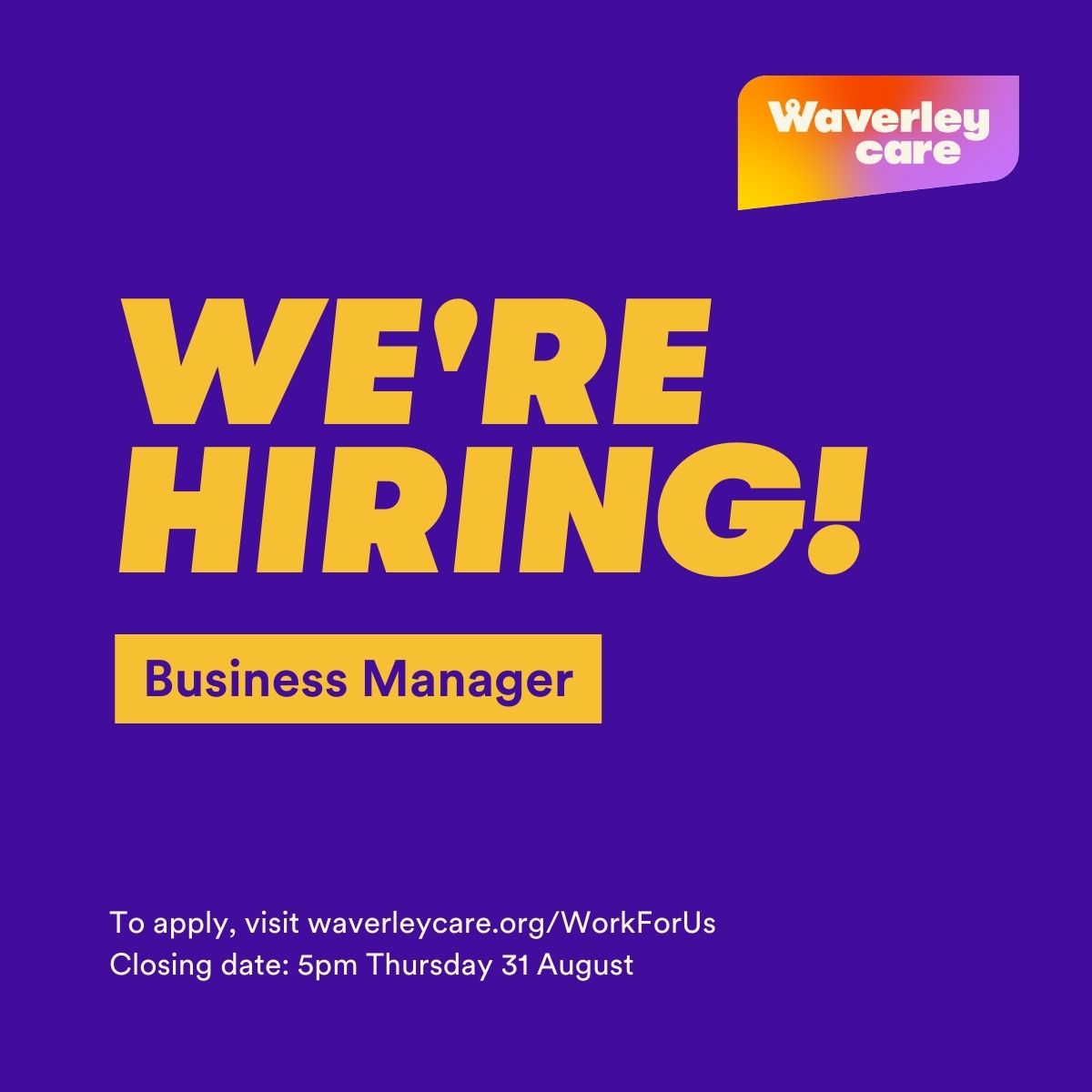 Waverley Care tweet media