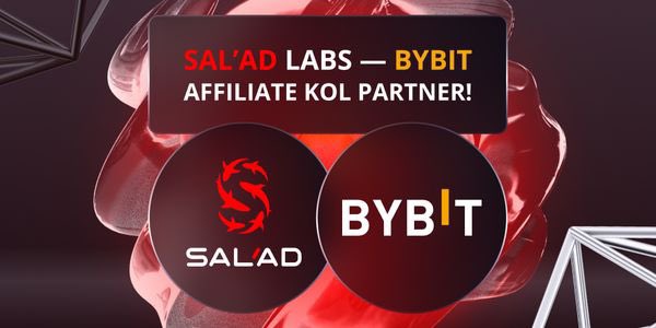 Sales_And_Ads's tweet photo. 🦈Sal’Ad Labs — ByBit Affiliate KOL Partner!🦈

It is with great pleasure that we at Sal’Ad Labs announce our cooperation with no other than the @Bybit_Official exchange – one of the fastest-growing CEXs with 10M+ users worldwide. https://t.co/BFdLdSDgXY