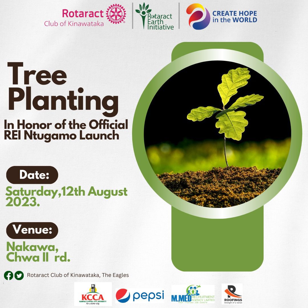 Happening this Saturday as @RCTKinawataka will be planting Trees In Honor of the Official #REINtungamoEdition 
Proudly sponsored by
@KCCAUG 
@pepsi 
@RoofingsGroupUG