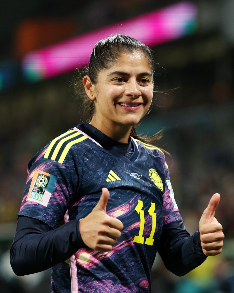 FIFAWWC's tweet photo. Thumbs up if you're in the Quarter-Finals! 👍🇨🇴👍

@CataUsme | #FIFAWWC https://t.co/xjtYLnRf8q