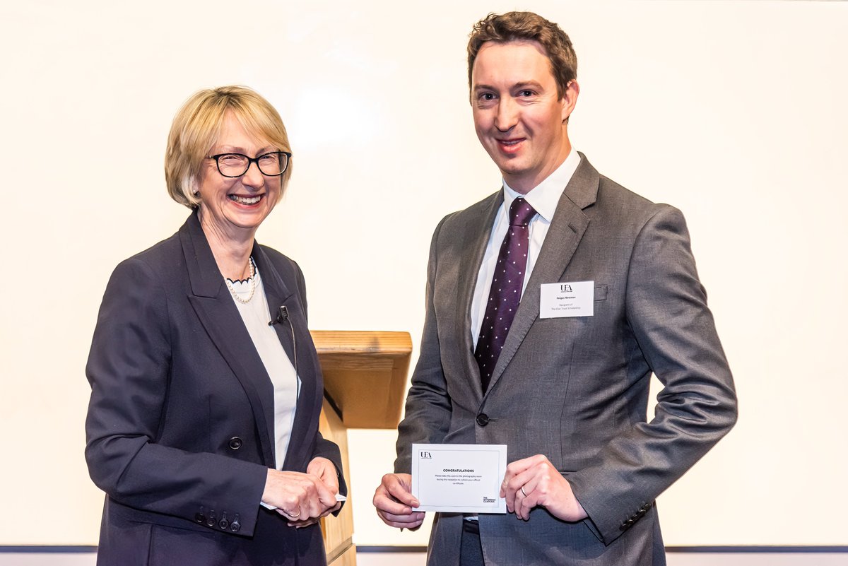A big congratulations to Fergus Newman who received the Clan Trust Scholarship at the @uniofeastanglia Annual Scholarship Reception a few weeks ago. A truly deserving candidate! 👏 #NorfolkCharity #UniversityOfEastAnglia #Scholarships #TheClanTrust