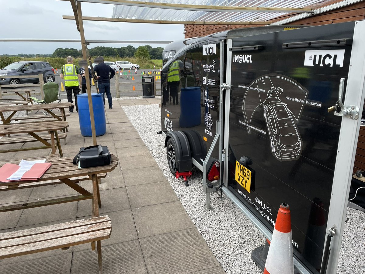 During this week in Seighford, Staffordshire, the <a href="/IM_UCL/">Intelligent Mobility @ UCL (IM@UCL)</a> <a href="/PearlPlace_/">PEARLplace</a> <a href="/CTS_UCL/">UCL Centre for Transport Studies</a> team has brought some updates that we test at the <a href="/U17Pathfinder/">Pathfinder under17driver.co.uk</a> event! #SafeAt17 <a href="/U17CC/">Under 17 Car Club u17cc.org</a> <a href="/UCLEngineering/">UCL Engineering</a> <a href="/Road_Safety_GB/">Road Safety GB</a>