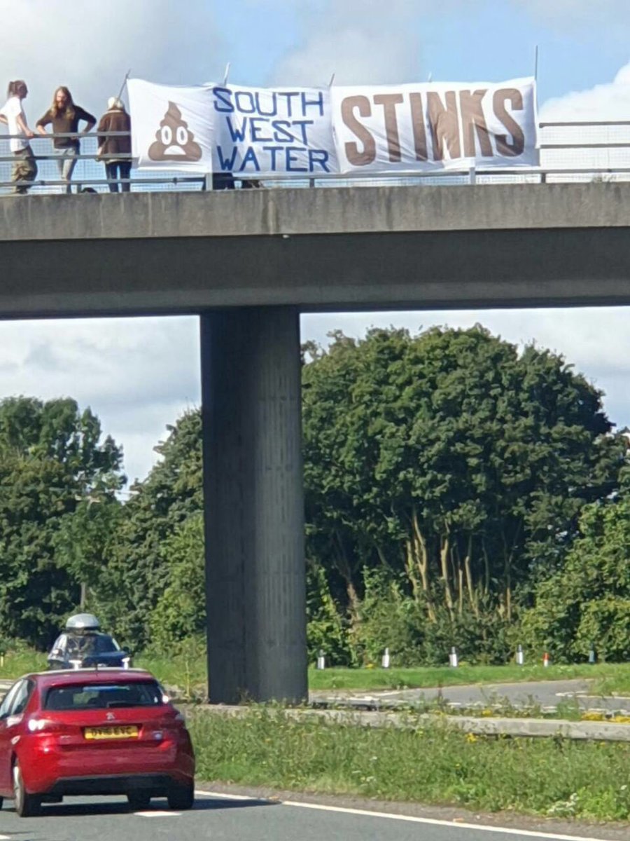 SUN, SEA, SAND &amp; SEWAGE☀️🌊💩Our message is clear. The Government and water companies must clean up their act &amp; stop the dumping of raw sewage. We are doing this for human and planetary health 🌍Here are some highlights from the #dirtywater campaign wave 4! 
#ExtinctionRebellion