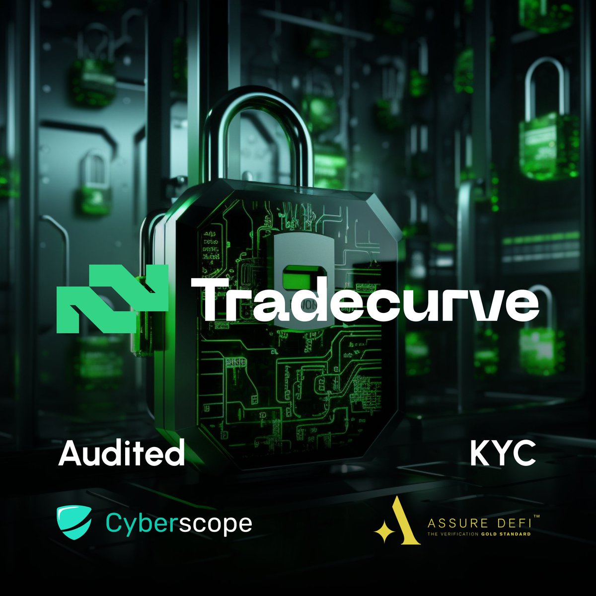 Tradecurveapp's tweet photo. ๐ Our commitment to security and transparency is stronger than ever! ๐
We've successfully completed our KYC process in partnership with @AssureDefi and undergone a comprehensive audit with @Cyberscope_io .
Your trust is our priority as we shape the future of trading.
#TCRV https://t.co/zfPPhYme8A