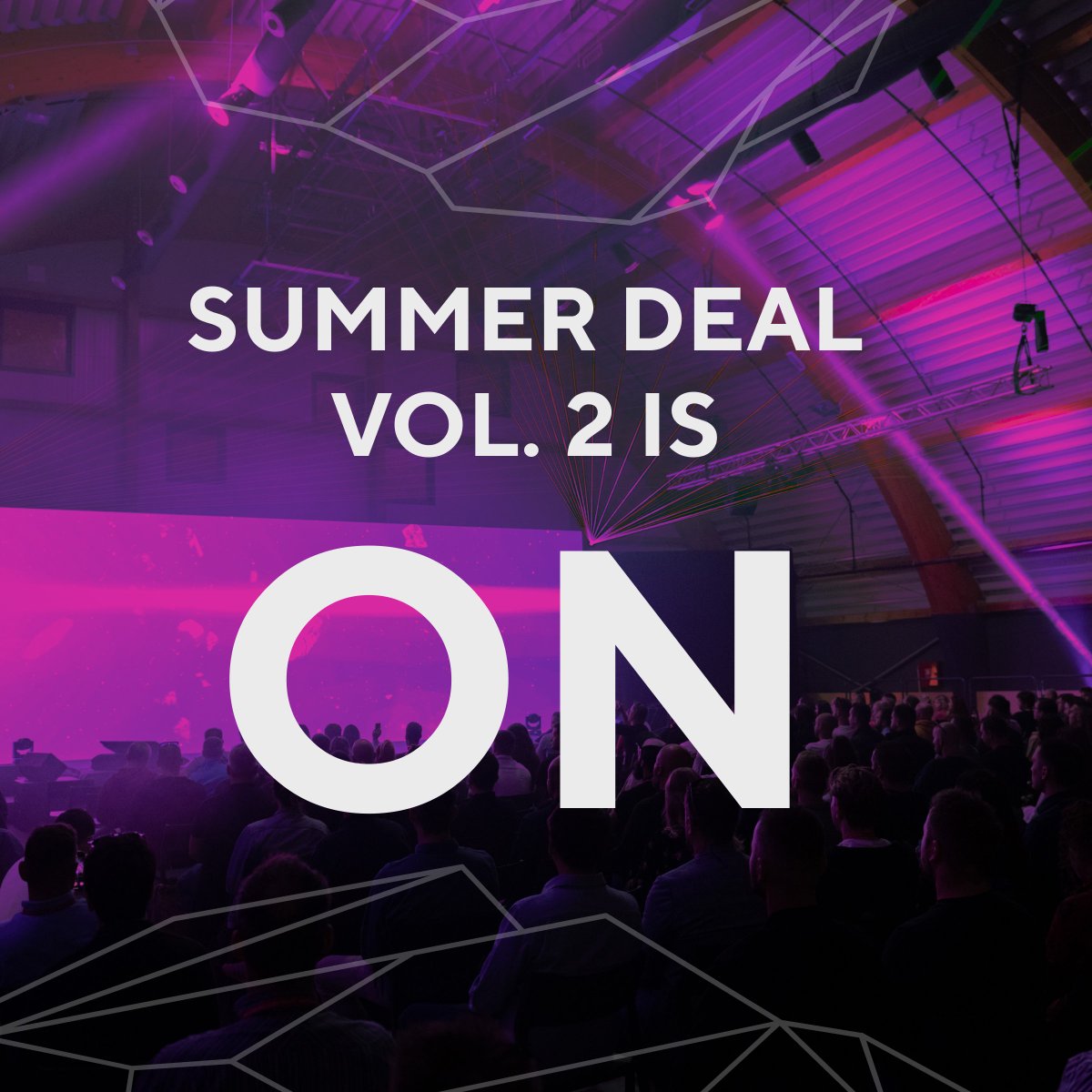 Summer Deal Vol. 2 is back in action!🤩

Get your entire team in the game; Grab a 25% discount on every 3rd ticket for the same Masterclass/Workshop (3,6,9...), and discounted Regular tickets! 

The deal ends on AUGUST 23RD!

bit.ly/43SHVcu