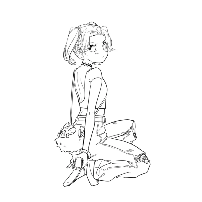 ちゃん可愛く描けた というか完全に自分好み(笑) 塗るぞ〜!