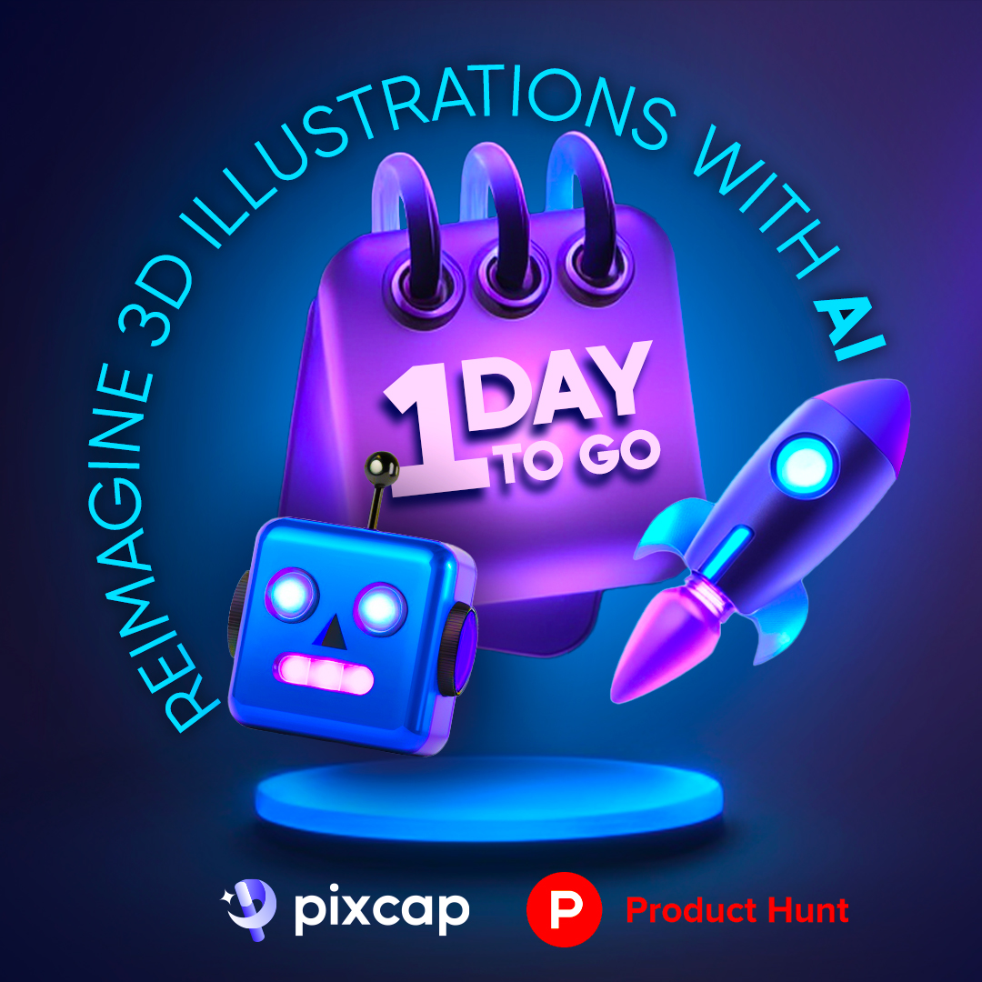 Tomorrow! 

Buckle up for the design revolution with AI Stylist by Pixcap! 🚀

Join us ON 9TH AUGUST on Product Hunt, 1 AM California time) for the launch.

Don’t forget to hit that🔔 and check our link in Bio! Can't wait to see you there!

#pixcapai #aistylist #producthunt