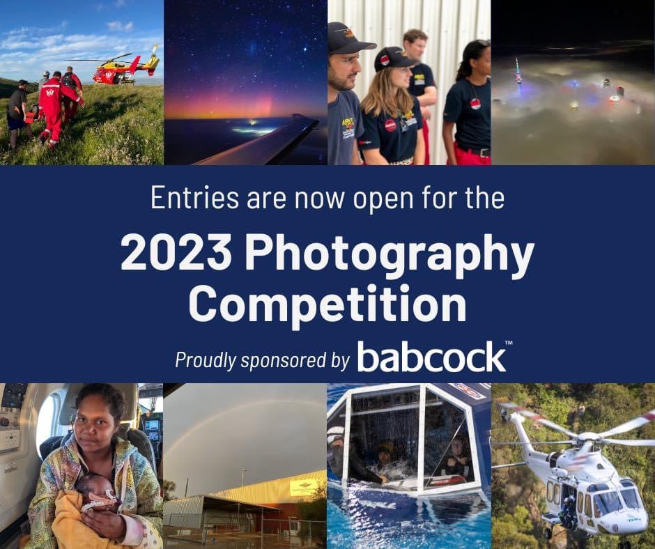 Aeromedical Society of Australasia (@aeromedsociety) on Twitter photo If you have registered for #Aeromed23, now is the time to submit your entry for the <a href="/BabcockAusNZ/">Babcock Australia & New Zealand</a> photo competition! A fantastic opportunity to celebrate the diversity of the communities, landscapes and teams this amazing network serves every day.
👉aeromedconference.com/photo-competit… If you have registered for #Aeromed23, now is the time to submit your entry for the <a href="/BabcockAusNZ/">Babcock Australia & New Zealand</a> photo competition! A fantastic opportunity to celebrate the diversity of the communities, landscapes and teams this amazing network serves every day.
👉aeromedconference.com/photo-competit…