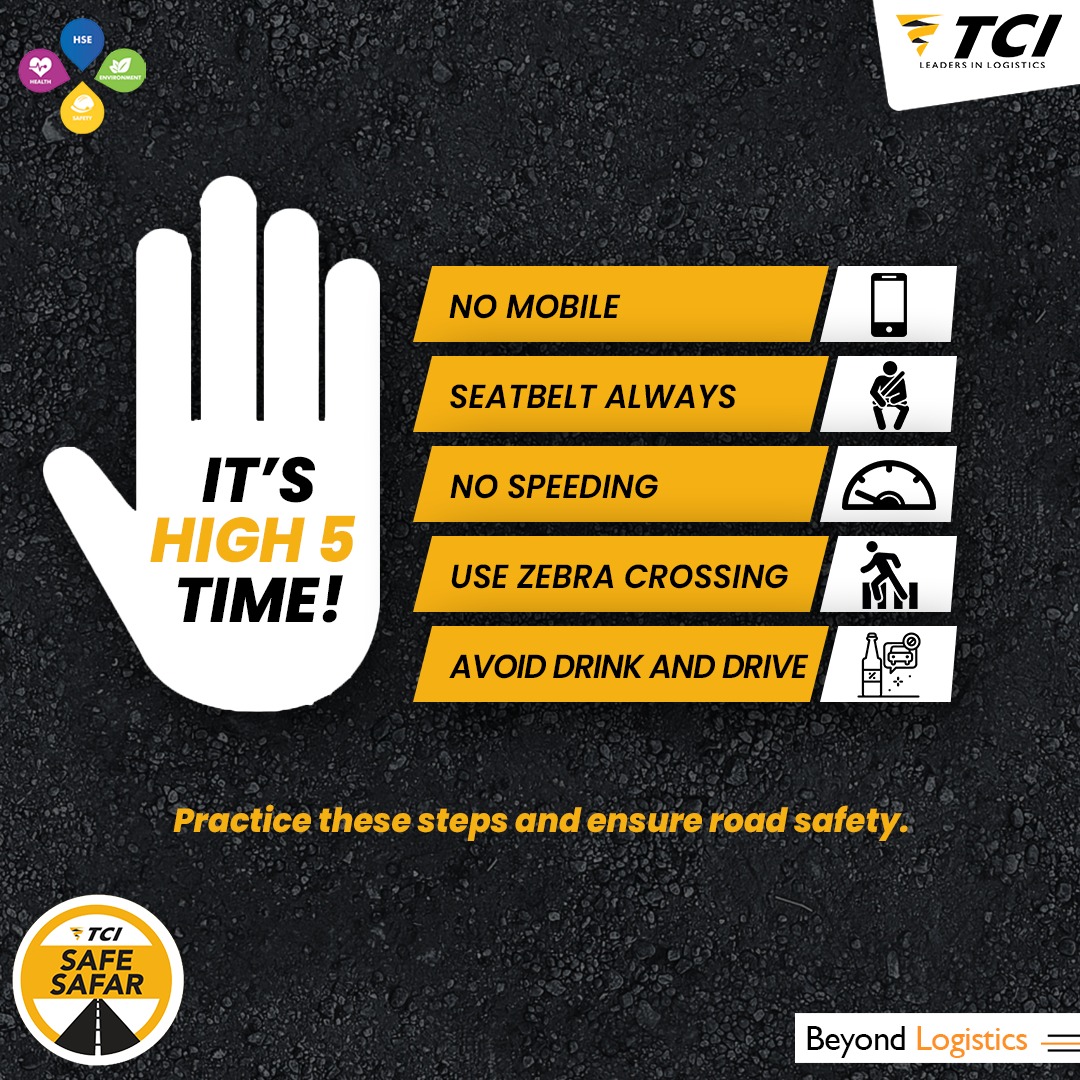 Prioritize safety on the road for a secure journey ahead! Remember these vital road safety rules: obey traffic signals, wear your seatbelt, avoid distractions, and never drink and drive. Let's work together to create a safer driving environment. 🚗🚦