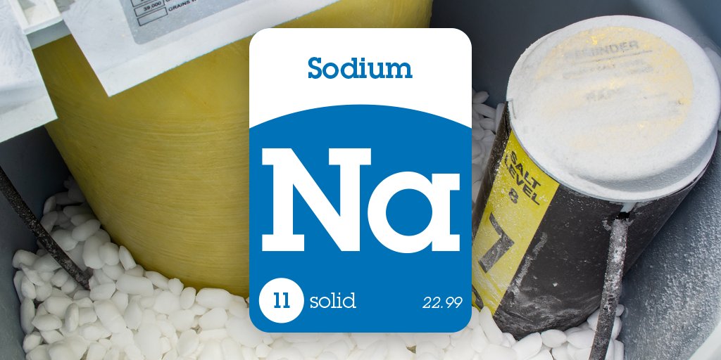 ElementsTrivia's tweet photo. A salt-based water softener (AKA an ion exchange water softener) draws heavy minerals (like calcium and magnesium) into a resin within the softener, then releases sodium ions to complete the ion exchange process. #WaterSoftner #periodictable #trivia https://t.co/kkCqdCLSPN