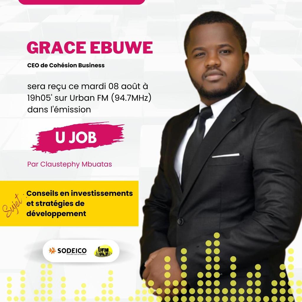 947UFM's tweet photo. #UJob - @GraceEbuwe est un expert en conseil en investissement et stratégie de #développement.
Ayant dirigé plusieurs projets d'envergure dans le pays, il partagera ce soir dans votre mag ses connaissances & son expertise au micro de @CMbuatas📻🎙.
#UrbanFM #invest #RDC #radio https://t.co/Qig9PItNeG