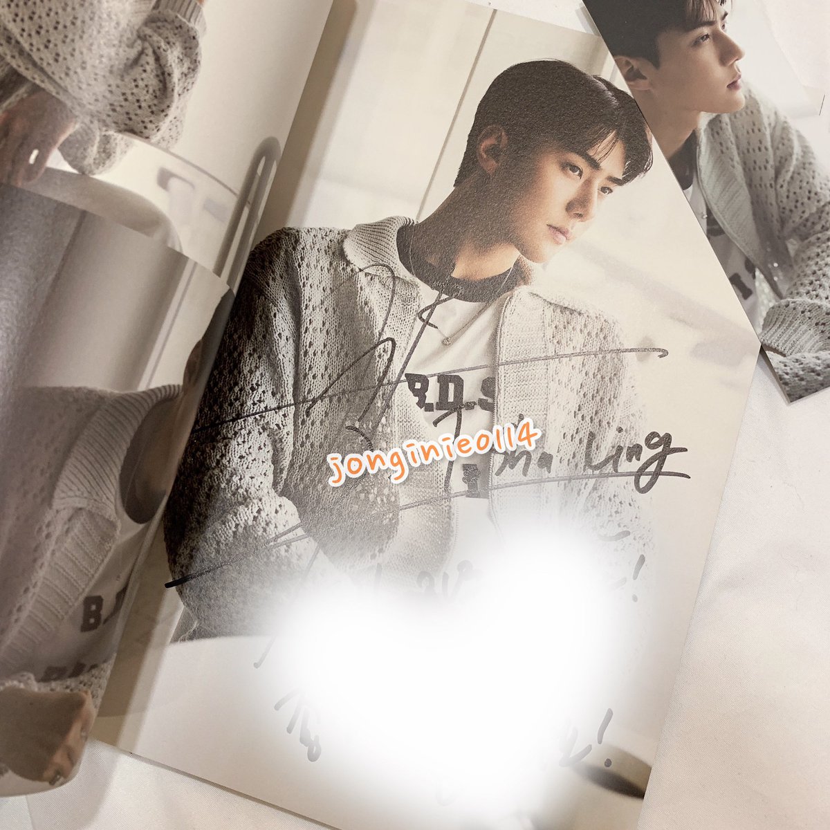 my 🐧🐥 signed album is arrived 🤍

#KYUNGSOO #DO (D.O.) #SEHUN