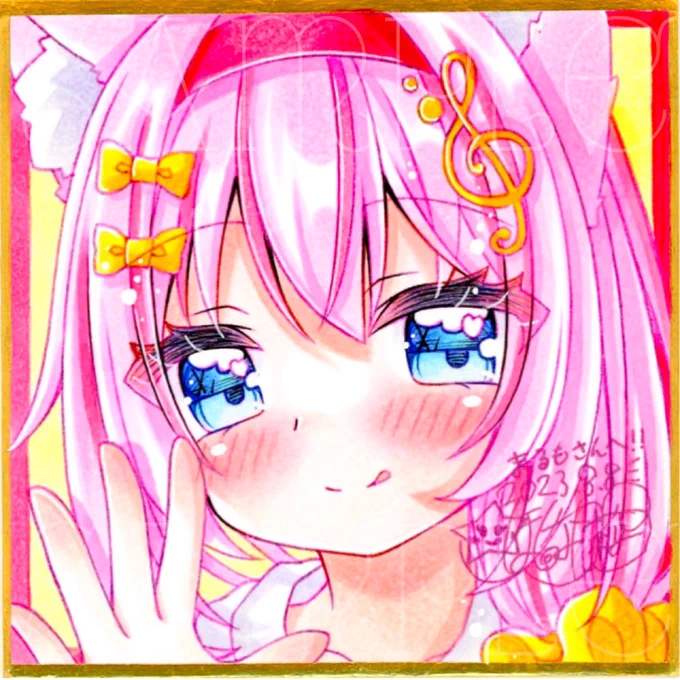 音琴かなみさんを描かせて頂きました  #かなみゃーと #ご依頼 #コピック