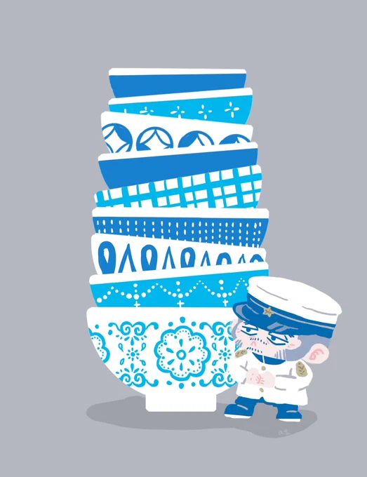 【再】カドクラと湯呑み