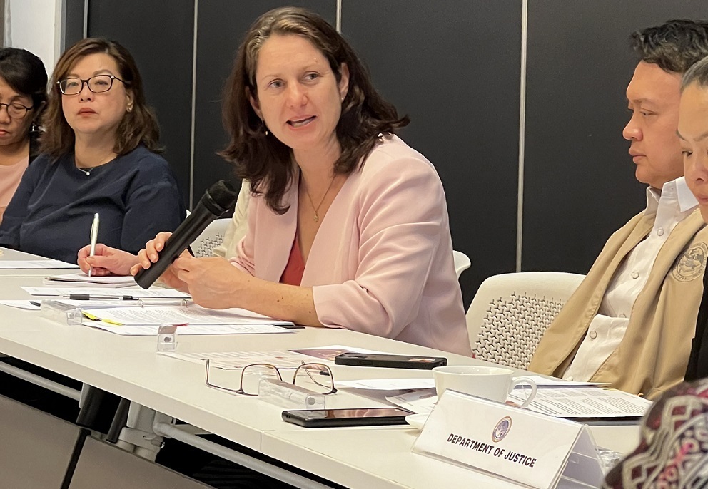 AusAmbPSHT's tweet image. Pleased to join @DOJPH Undersecretary Nicholas Felix Ty &amp;amp; 🇵🇭 Inter-Agency Council Against Trafficking #IACAT members to talk about working across government &amp;amp; civil society to #endhumantrafficking &amp;amp; support victim/survivors @ASEANACT @Ausambph