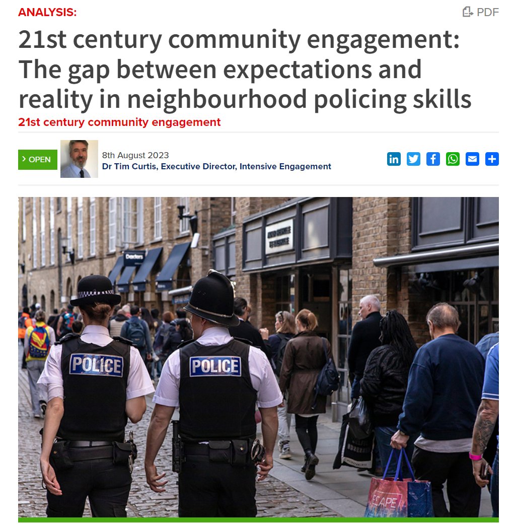 PolicingInsight's tweet photo. @curtistim @intensiveengage &amp;
@UniNorthants , discusses his latest research which surveyed the neighbourhood policing skills of 150 police officers &amp; PCSOs &amp; how effectively those skills are applied to a real-world policing scenario
https://t.co/qEqaCBKYyP https://t.co/9lkKaFLdFT