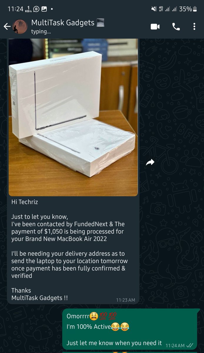 Techriztm's tweet image. Two Pics 
One word

▫️Big FN 🔥🔥

Funny how everything started with a simple question. 
Just Seemed like yesterday 

Techriz is a FundedNext boy!! Everyday ❤️
I don&apos;t rep rubbish

Full video coming tomorrow, I&apos;m still in awe. My first Tech gift 😫💯🫶