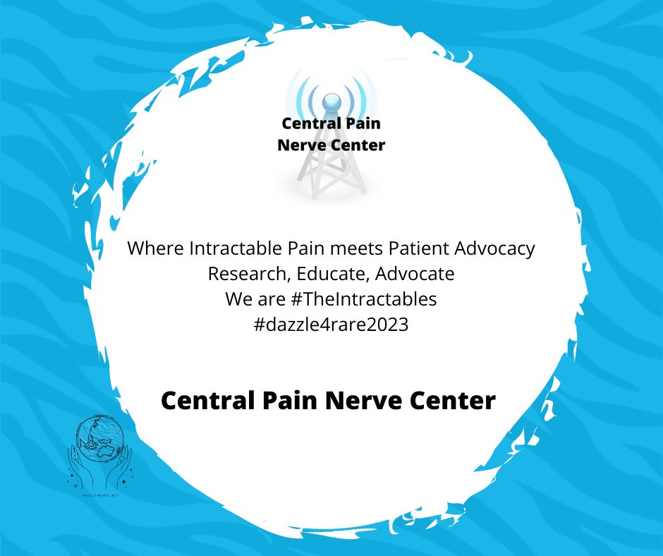 dazzle4rare's tweet photo. We love our friends @bbhomebody & @lisadbudzinski ! Sending both of you all our love from #TeamDazzle!
Where Intractable Pain meets Patient Advocacy
Research, Educate, Advocate
We are #TheIntractables | #dazzle4rare2023 https://t.co/L09oNwguZd
