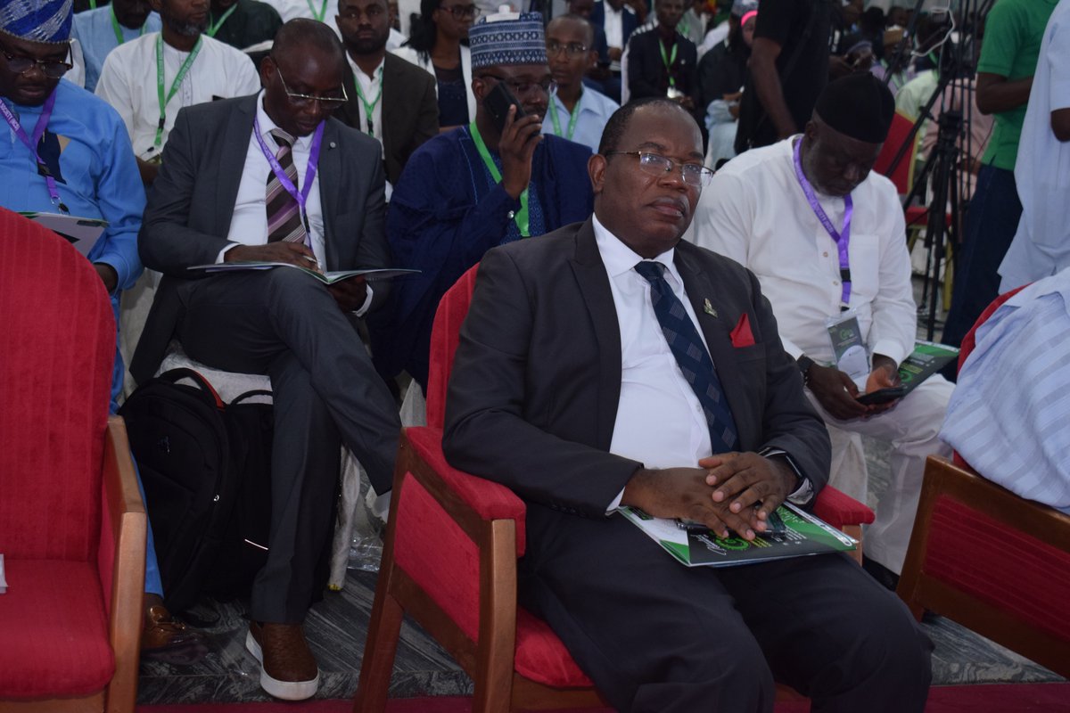 The President/Chairman of Council, CPN, Mr. @KoleJagun at the ongoing Opening Ceremony of the International Conference of the Nigeria Computer Society @NigeriaComputer holding in Bauchi, Bauchi State