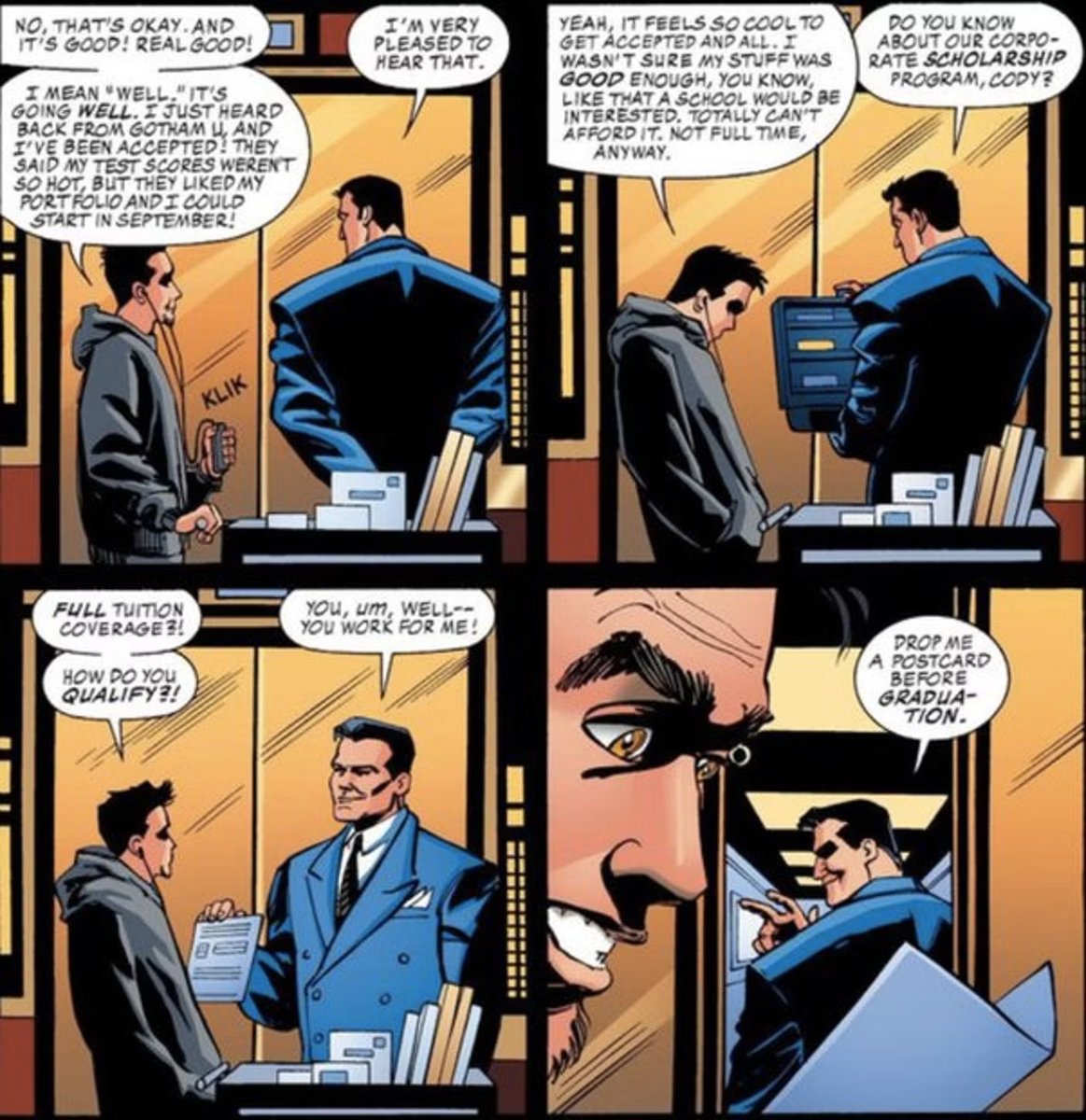 agrawalrohit_'s tweet photo. #X #ElonMusk 
X giving away money as ad payout is classic

Bruce Wayne Scholarship program

'YOU, um, WELL -- YOU WORK FOR ME!' https://t.co/hxMnYzBRqk