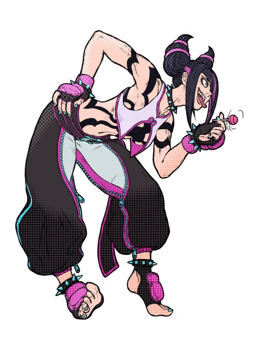 スト6ジュリ #格ゲーキャラ描こうぜ