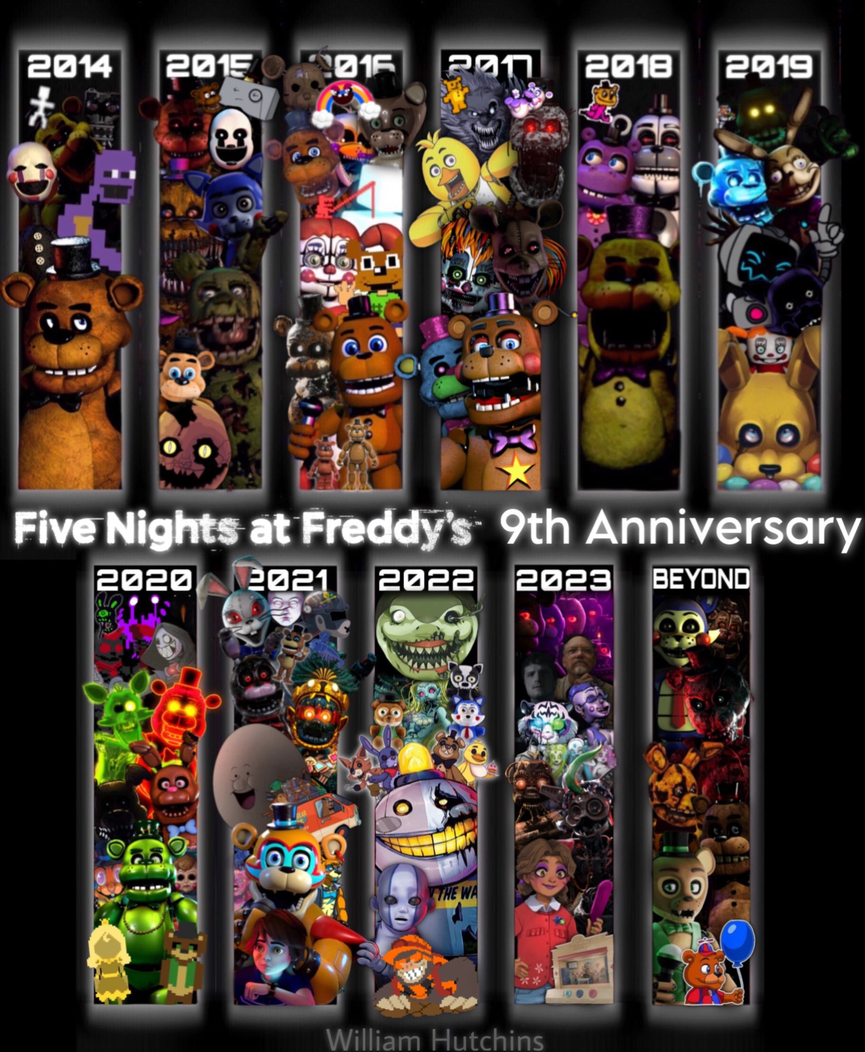 FNaF SB, blood, logo, squad, HD phone wallpaper