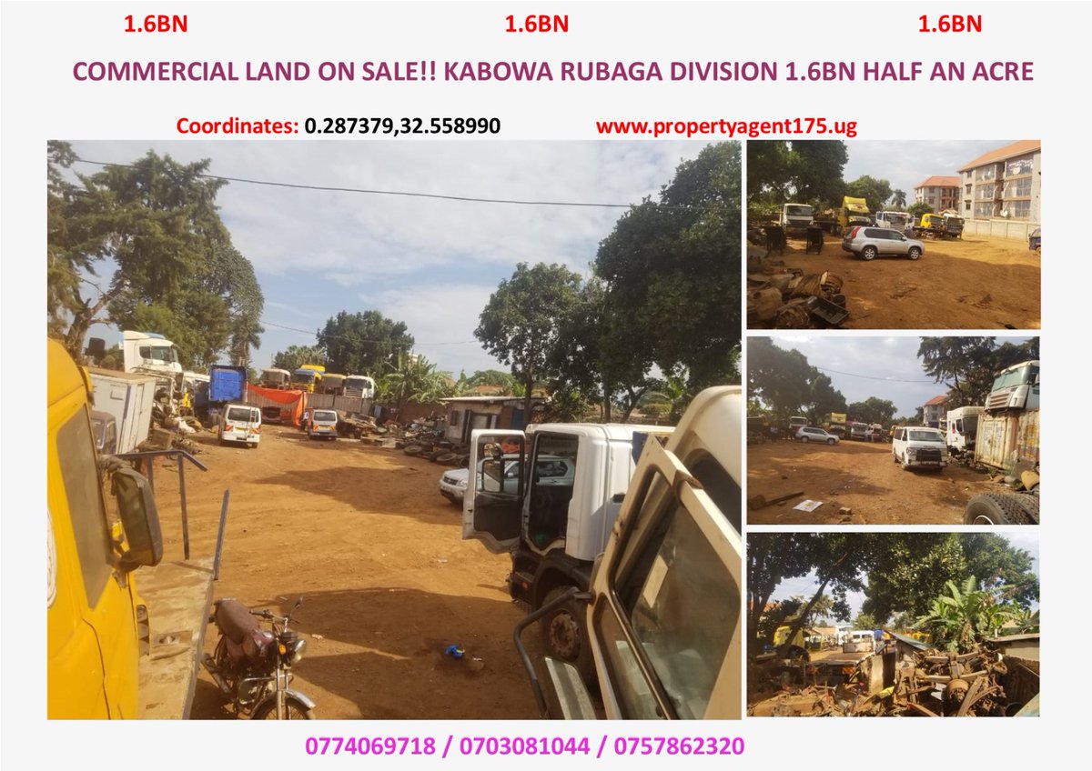 propagent175's tweet photo. Plots on sale!! #AffordableLands
Location: Kabowa Rubaga Division 
Price: 1.6B Half An Acre 
#Propertyagents #RealEstateUganda #propertyinvestment #LandOnSale #propertyconsultants
 
☎️: 0757862320 /0703081044
   https://t.co/f90xpaQBie https://t.co/GVrHBQkrE5
