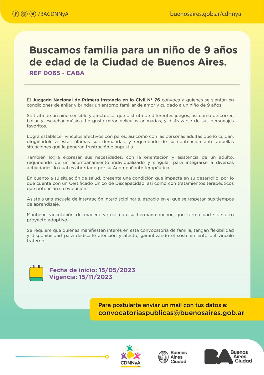 CasifuiRaul's tweet photo. J. Quiere una familia que juegue con él y revise su cuaderno, que lo acompañe en los actos del colegio y lo mire. Que le prepare la comida favorita y a veces sin excusa haya postre de helado. Merece y es su derecho tener una familia. https://t.co/JLdjgYnctB