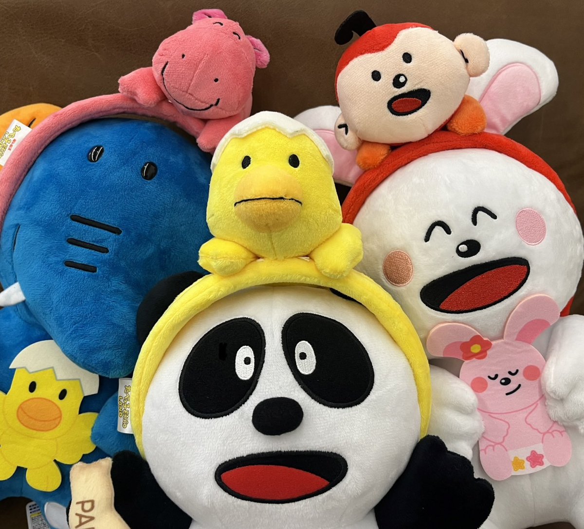 ぬいぐるみ付きカチューシャは 全部で9種類🦁 遊びに来たら絶対につけ