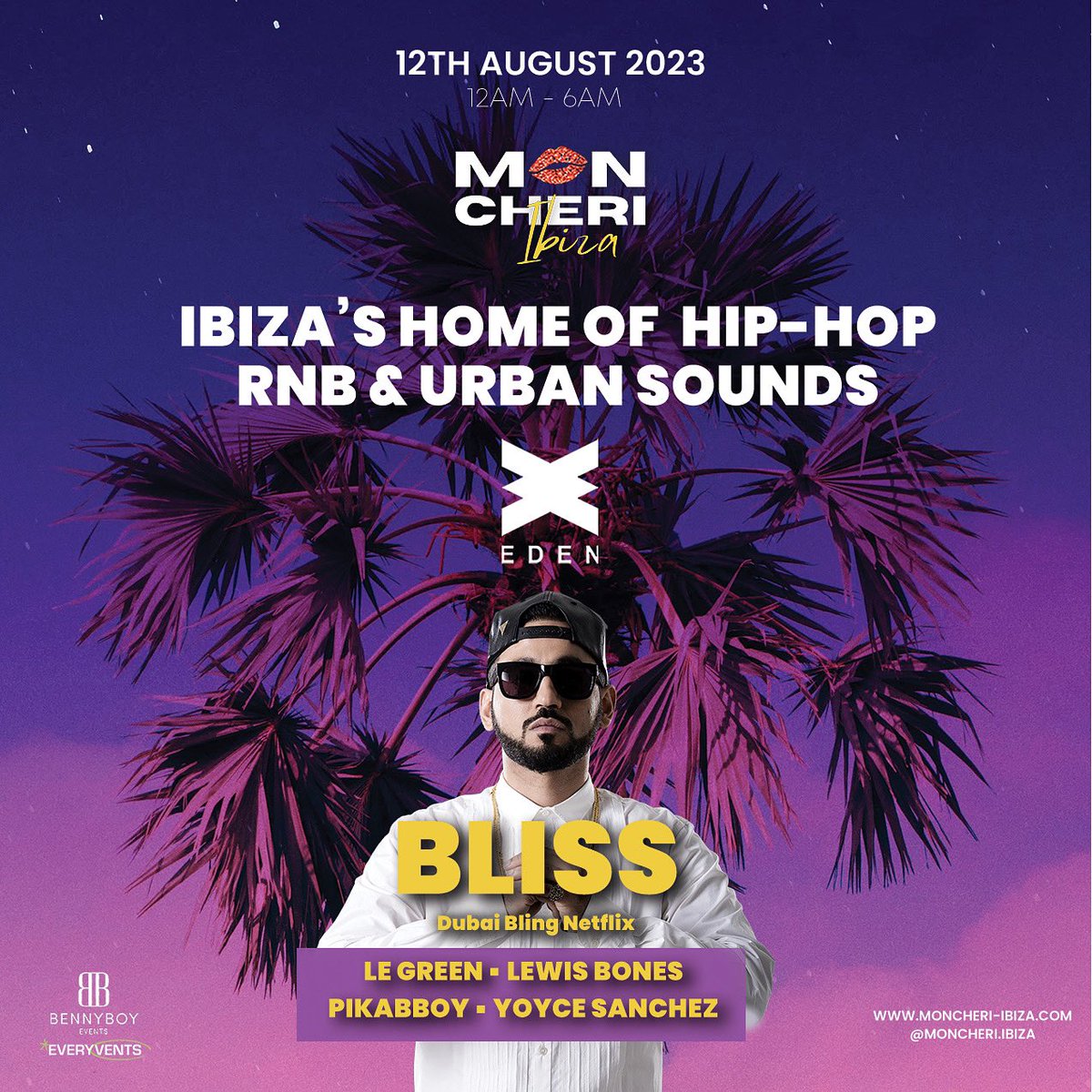 🚨🚨🚨 ANNOUNCEMENT INCOMING..

THIS SATURDAY: 
Introducing <a href="/DJBLISS/">DJ BLISS</a> from Netflix’s hit series #dubaibling 💥 - Get ready to Turn Up as the legendary DJ BLISS will be turning up M💋N CHERI <a href="/eden_ibiza/">Eden Ibiza</a> THIS SATURDAY 🤩✨

TICKETS// TABLES
📲 wwww.moncheri-ibiza.com 

Don’t miss it