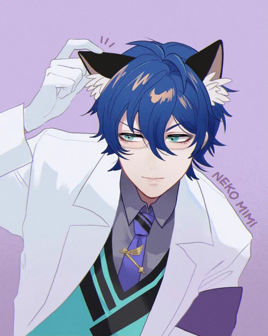 まめねこ耳? #まめねことレオス