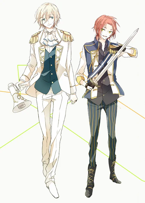 【過去絵】英智とレオはやっぱいいよね・・・・