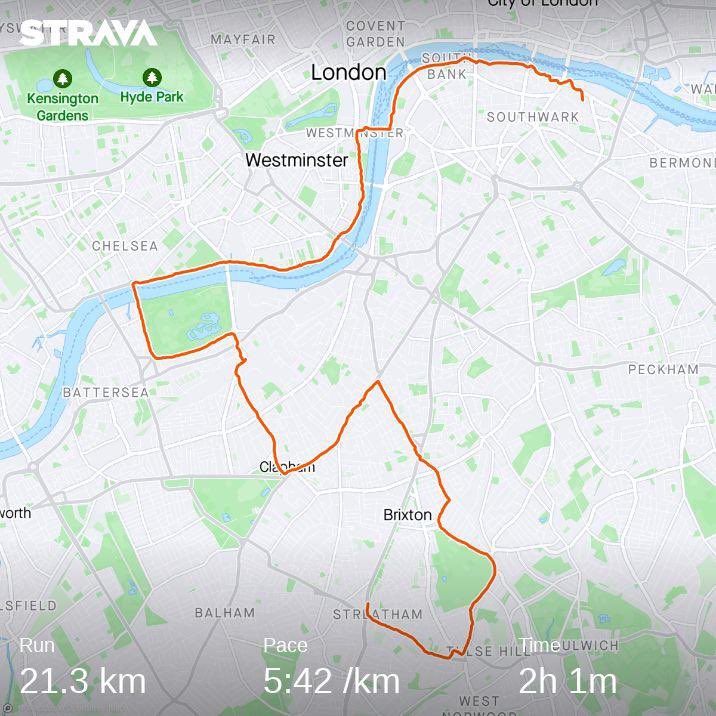 Check out my run on Strava.
strava.app.link/E9VkfGtV5Bb