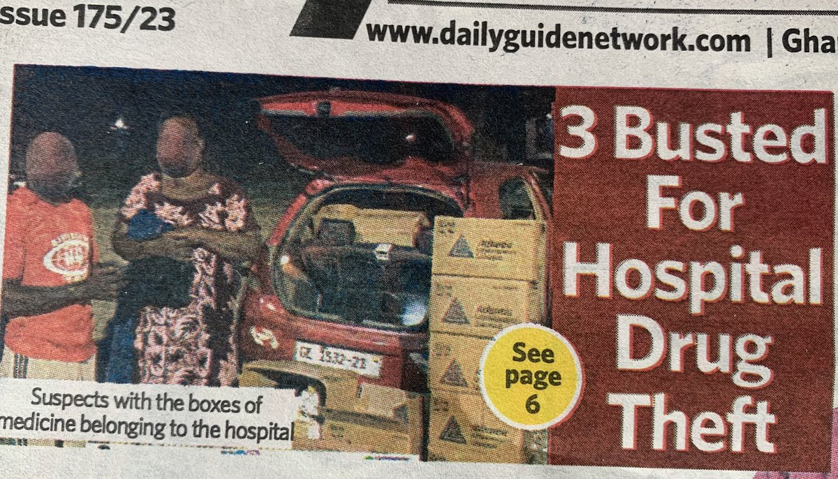 guysunnu's tweet photo. Pathetic!! Horrific!! Shameless thieves!  #GHS, #primarycare #health #Ghana https://t.co/PaxURdXsJs