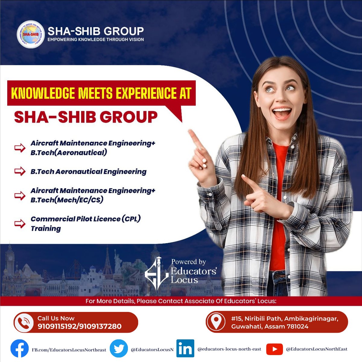 📚 Knowledge meets experience at Sha-Shib Group. Our world-class faculty and cutting-edge curriculum ensure you get the best education in aviation. Ready to take off? 🌟

#AviationEducation #LearningAtItsBest #ShaShibGroup