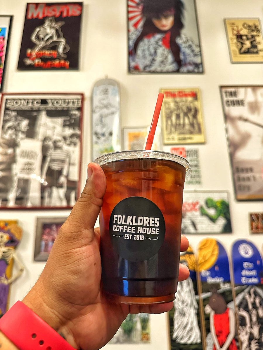 joesmokes79's tweet photo. Good Morning, let’s get this day going. #coffeenearme #sanantoniocoffee #folklorescoffeehouse #punkcoffeeshop #sanantonio #visitsanantonio https://t.co/lRqCs8kj6g