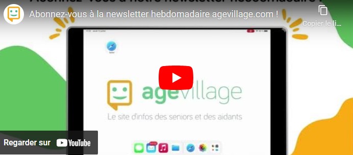Agevillage's tweet photo. 💡 Le saviez-vous ? Il suffit d'un clic pour s'inscrire à la #newsletter d'agevillage et recevoir gratuitement dans vos boîtes mail l'actu des #seniors et des #aidans chaque semaine. Mode d'emploi 👉 https://t.co/mpuYqxcChX https://t.co/cpDQ1h4LCG