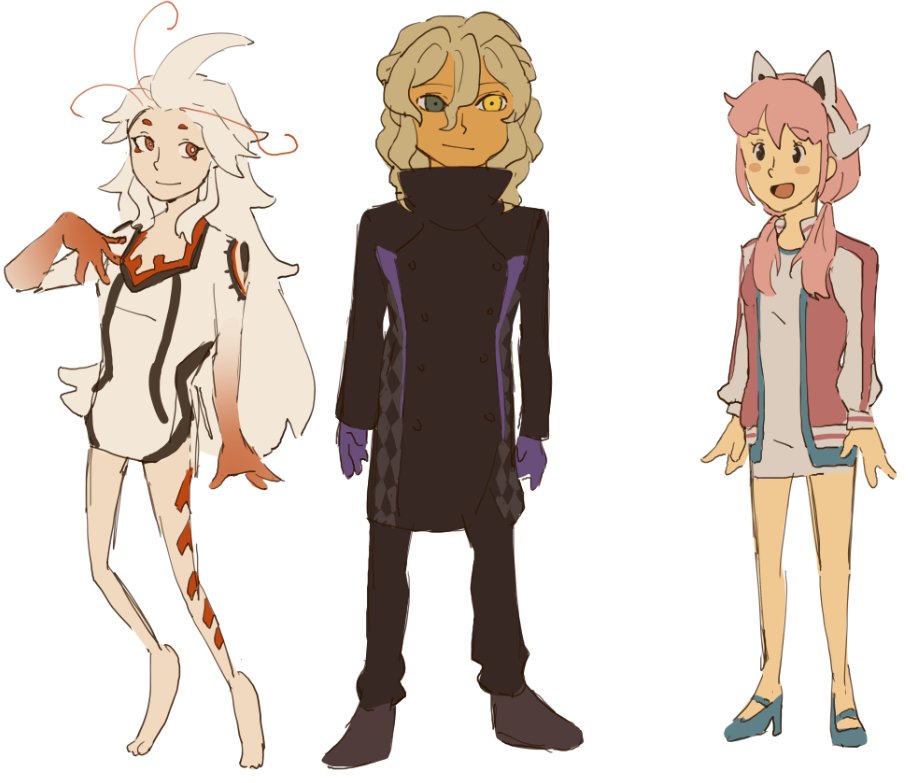 aitsf characters in the pl style...