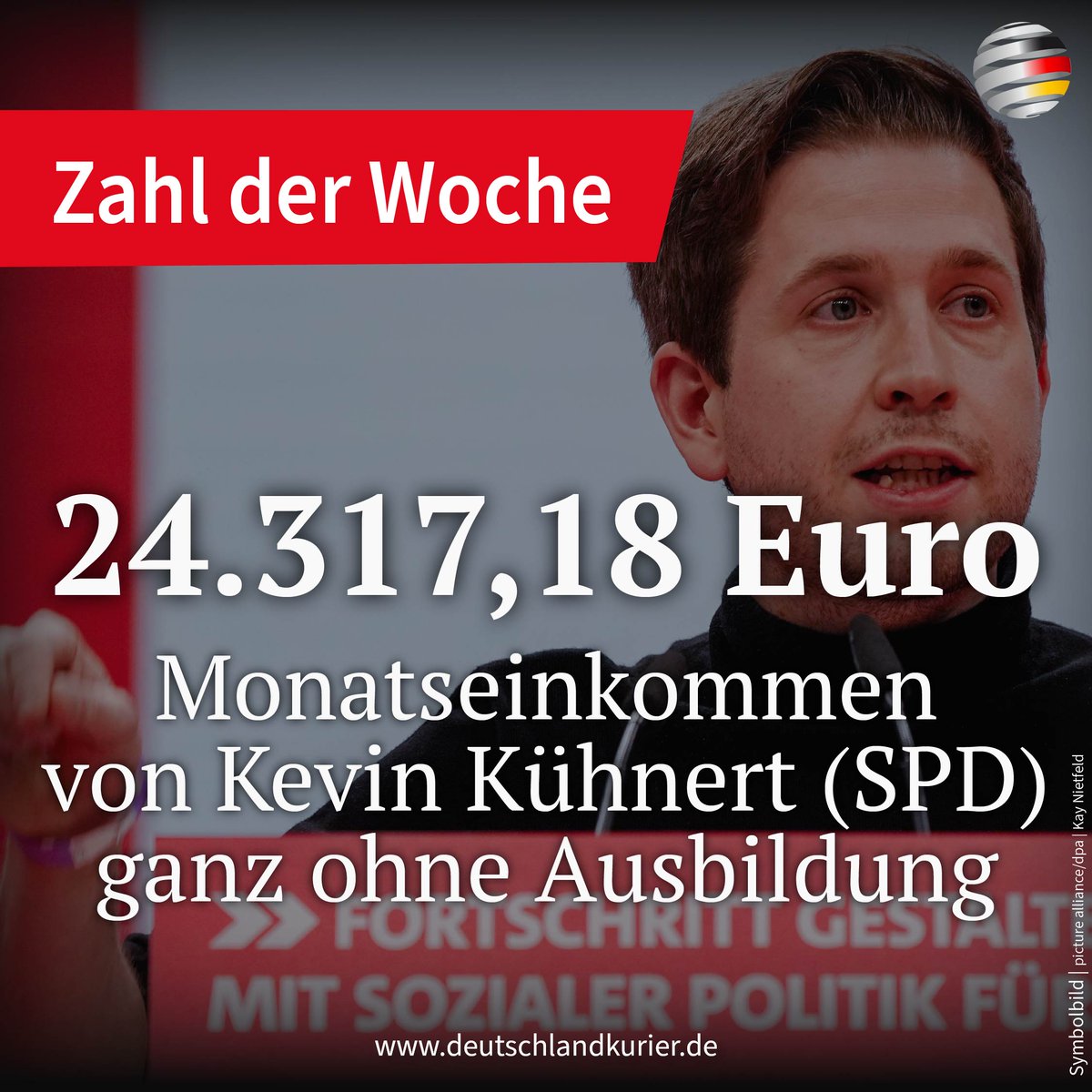 24.317,18 Euro #Monatseinkommen von #KevinKühnert (SPD) ganz ohne #Ausbildung

deutschlandkurier.de/2023/08/24-317…