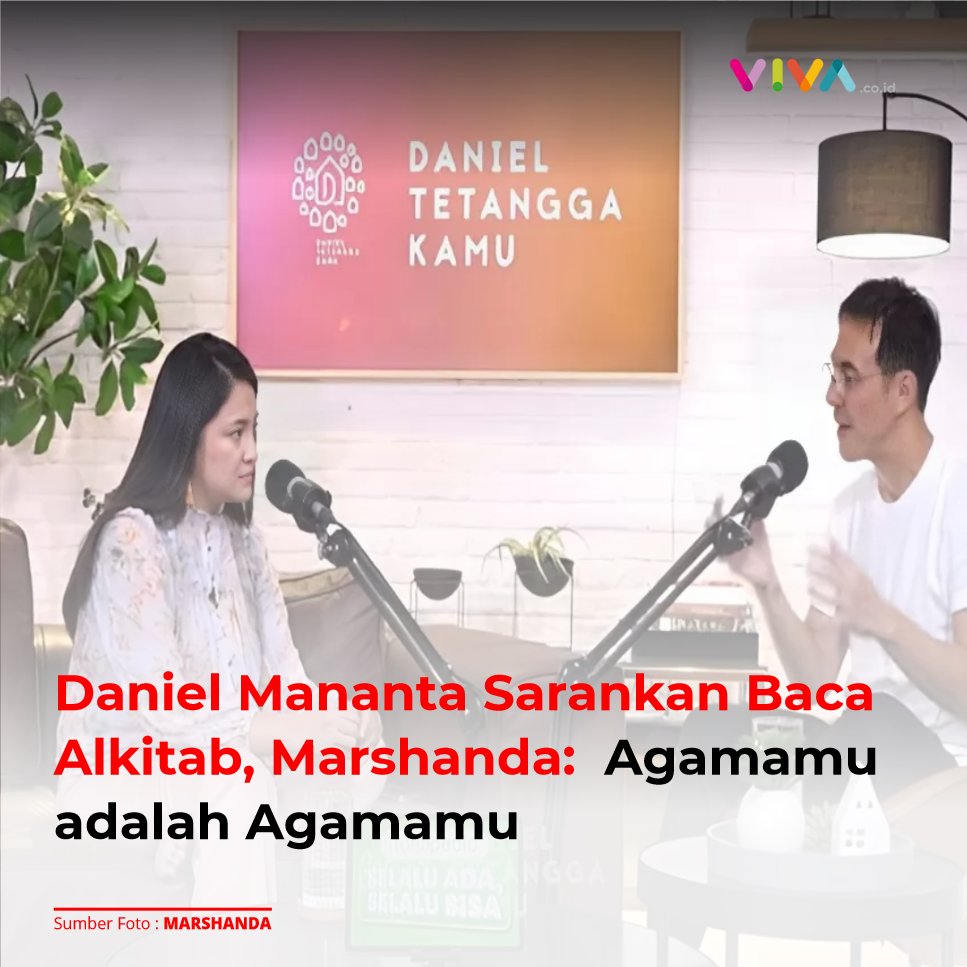 VIVAcoid's tweet photo. Artis Marshanda tengah jadi sorotan usai hadir di podcast bersama Daniel Mananta. Daniel Mananta menyarankannya membaca kitab suci umat Kristen, Alkitab, yang tak sesuai dengan keyakinan Marshanda.https://t.co/MAewWr7cu4
___
#vivacoid #danielmananta #marshanda #agama #alkitab https://t.co/8rdbaWyTnE