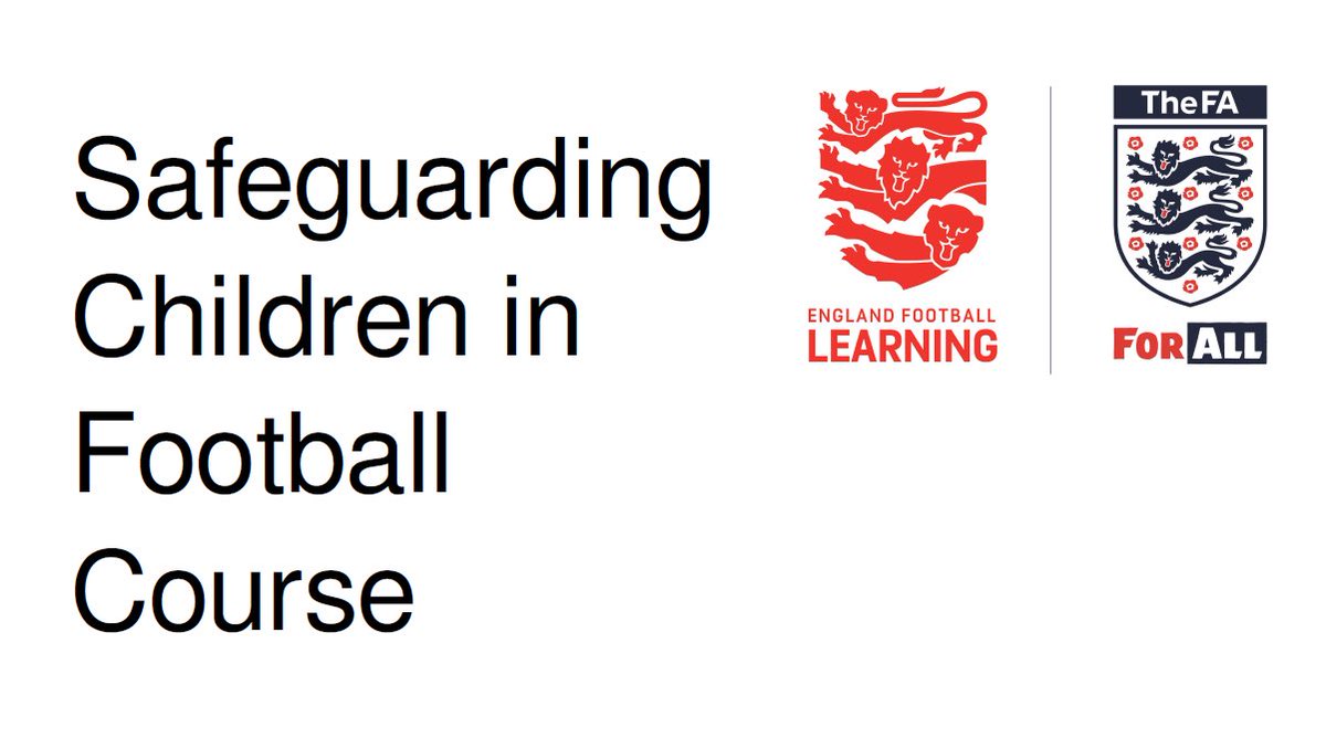 #SafeSportDay ということで、
先日受講したSafeguarding Children！

イングランドのサッカー指導者ライセンス、Introduction to Coaching Football (旧FAレベル1)を受講する前にこちらのコースの受講を完了する必要があります。

ころころルール変わる